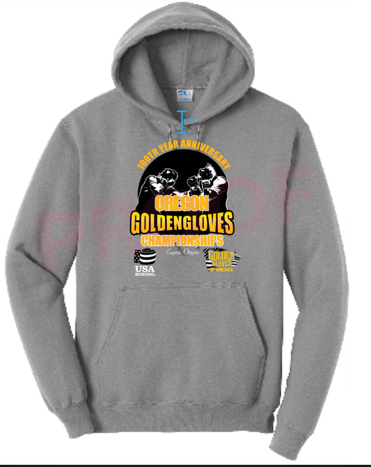 Oregon Golden Gloves  100th Anniversary Hoodie