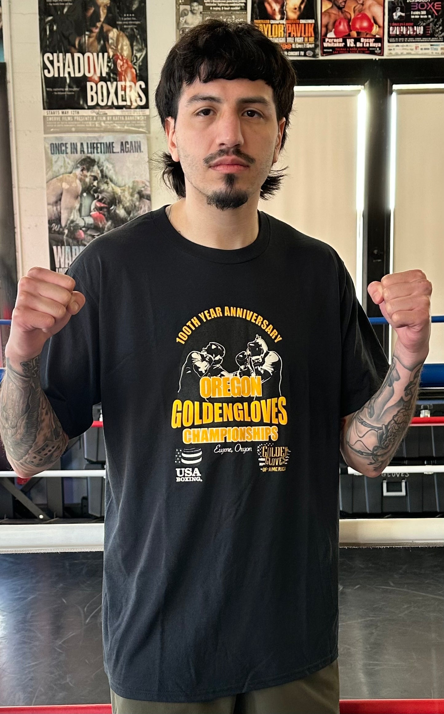 Oregon Golden Gloves  100th Anniversary Graphic T-Shirt