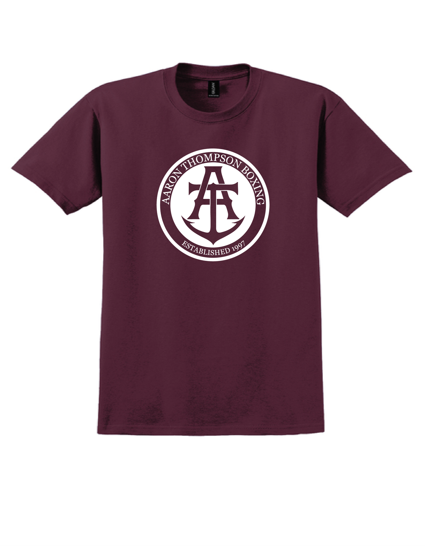 A.T. Boxing Tee Burgundy