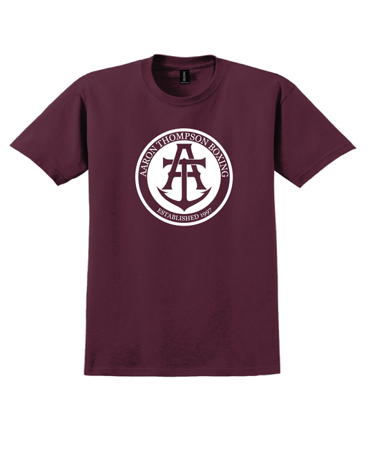 A.T. Boxing Tee Burgundy